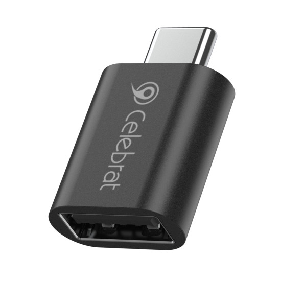 CELEBRAT αντάπτορας USB-C σε USB 3.0 CA-04, 5Gbps, μαύρος