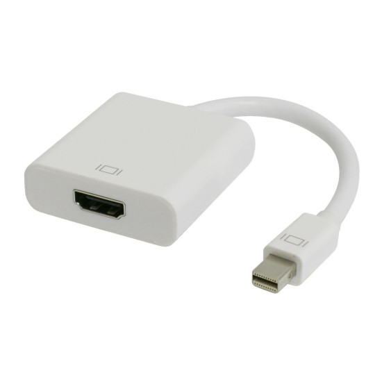 POWERTECH αντάπτορας mini DisplayPort σε HDMI CAB-DP036, 0.20m, λευκός