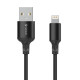 CELEBRAT καλώδιο Lightning σε USB CB-32, 12W, 1m, μαύρο