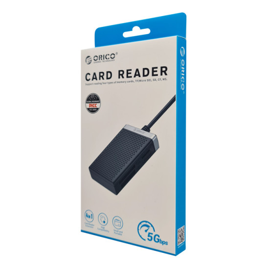 ORICO card reader CL4T-A3 για Micro SD/SD/CF/MS, USB 3.0, μαύρο