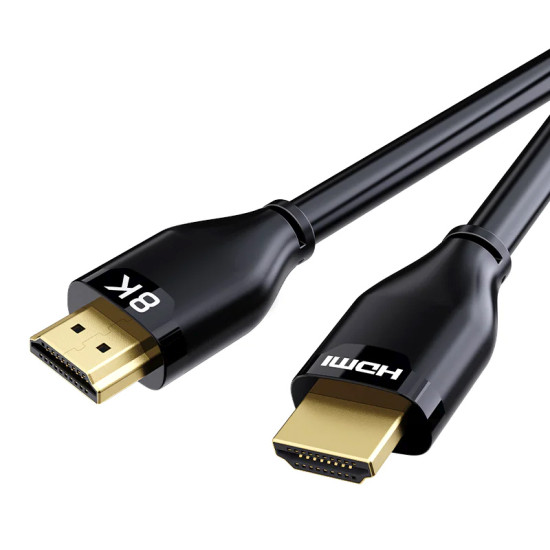 CABLETIME καλώδιο HDMI 2.1 CT-HM8K με Ethernet, 8K/60Hz, 48 Gbps, 1m, μαύρο