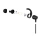 YISON earphones E14 με μαγνήτη, Bluetooth, 10mm, 65mAh, μαύρα