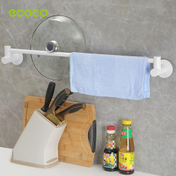 ECOCO κρεμάστρα μπάνιου-κουζίνας E1608, 8.6 x 6.7 x 65cm, λευκή