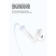 CELEBRAT earphones με μικρόφωνο G16, Type-C, 1.2m, μαύρα