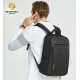 GOLDEN WOLF τσάντα πλάτης GB00400-BK, με θήκη laptop 15.6", μαύρη