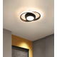 POWERTECH LED φωτιστικό οροφής HLL-0085, 32W, 4000K, 27x21cm, μαύρο