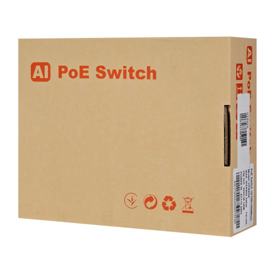 LONGSE PoE switch HT82GA με 8x LAN & 2x WAN θύρες, 10/100/1000Mbps