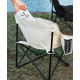BEILE πτυσσόμενη καρέκλα HUH-0186 με τσάντα μεταφοράς, 60x50x65cm, μαύρη