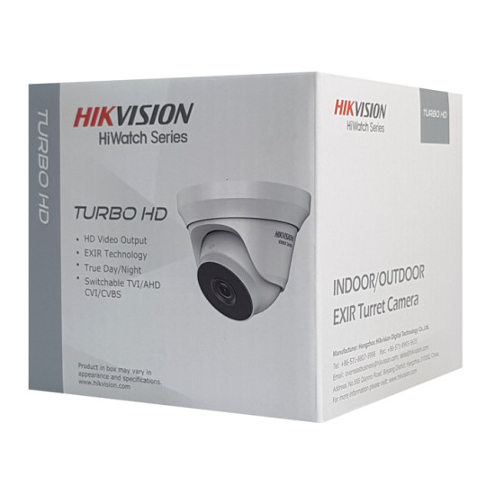HIKVISION HIWATCH υβριδική κάμερα HWT-T220-M, 2.8mm, 2MP, IP66, IR 40m