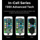 TW INCELL LCD ILCD-016 για iPhone ΧS, camera-sensor ring, earmesh, μαύρη