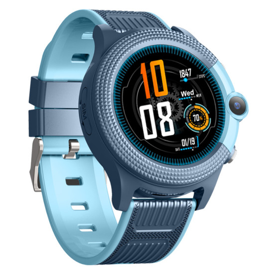 INTIME GPS smartwatch για παιδιά IT-052, 1.28", camera, 4G, IPX7, μπλε