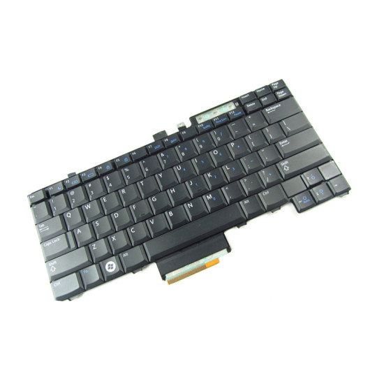 Πληκτρολόγιο για DELL E5400/E5410/E5510/E6400/E6400ATG/E6500, μαύρο