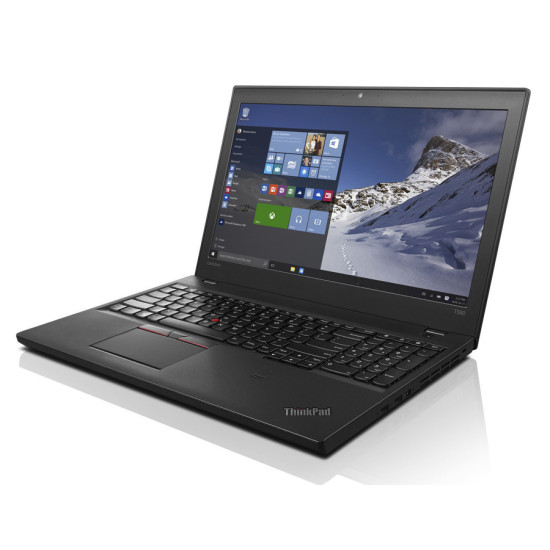 LENOVO Laptop ThinkPad T560, Refurbished Grade B, i5-6300U 8/256GB SSD 15.6" Cam, Intel UHD Graphics 520, FreeDOS