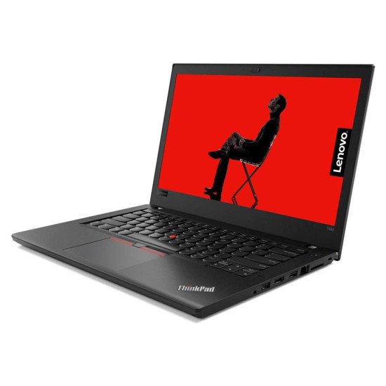 LENOVO Laptop ThinkPad T480, Refurbished Grade A, i5-8350U, 8/256GB M.2, 14", Cam, Intel UHD Graphics 620, FreeDOS