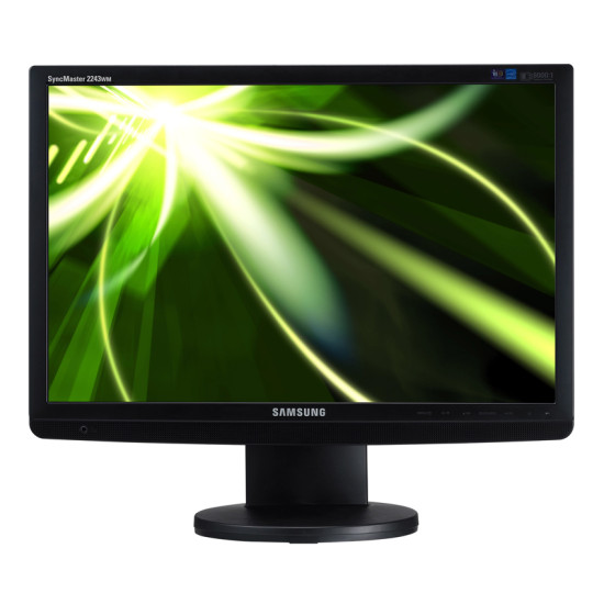 SAMSUNG used οθόνη 2243WM LCD, 22" 1680x1050px, VGA/DVI-D, με ηχεία, FQ