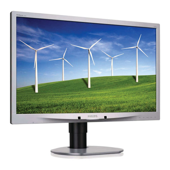 PHILIPS used οθόνη 241B4 LED, 24" 1920x1080 VGA/DVI/DisplayPort, Grade B