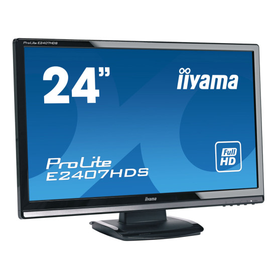 IIYAMA used οθόνη E2407HDS TN, 24" Full HD, VGA/DVI, Grade A