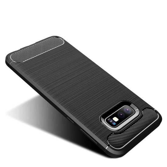 POWERTECH Θήκη Carbon Flex MOB-1254 για Samsung Galaxy S10e, μαύρη
