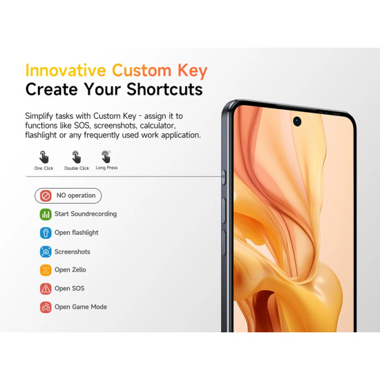 ULEFONE smartphone Note 18 Ultra, 5G, 6.78", 6/256GB, 5450mAh, μαύρο