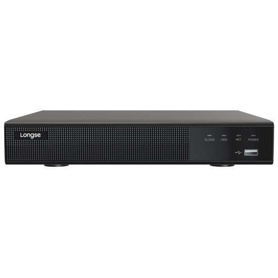 LONGSE NVR καταγραφικό NVR3009E1, 4K, H.265/H.264, 9 κανάλια