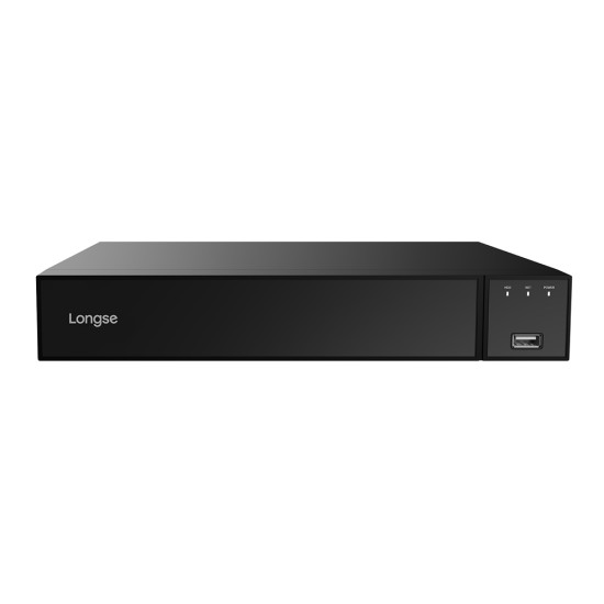 LONGSE NVR καταγραφικό NVR3116C1P8, 4K, H.265/H.264, 8 PoE κανάλια