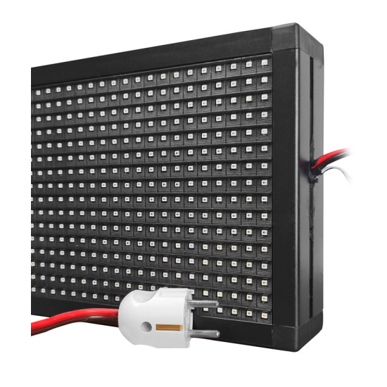 Πινακίδα LED κυλιόμενων μηνυμάτων LED169041, WiFi 163x36cm IP65, κόκκινο