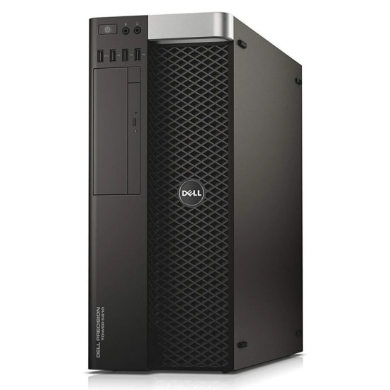 DELL Workstation Precision 5810, Refurbished Grade A Repainted, E5-1650 V3, 16GB, 128GB SSD, AMD FirePro W4100, DVD, FreeDOS