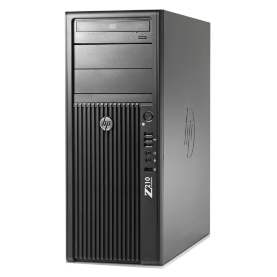 HP Workstation Z210 MT, Refurbished Grade A Repainted, E3-1225, 4GB, 1TB, DVD, Nvidia Quadro 600, FreeDOS