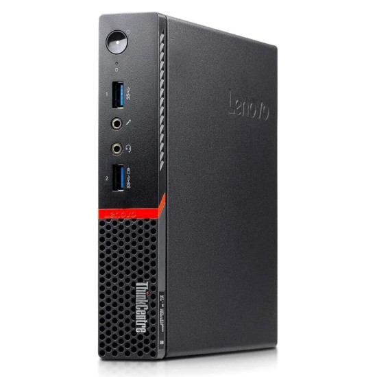 LENOVO PC ThinkCentre M700 Micro, Refurbished Grade A Repainted, G3900T, 8GB, 256GB SSD, FreeDOS