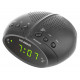 HYUNDAI επιτραπέζιο ρολόι & ραδιόφωνο RAC213G με ξυπνητήρι, γκρι