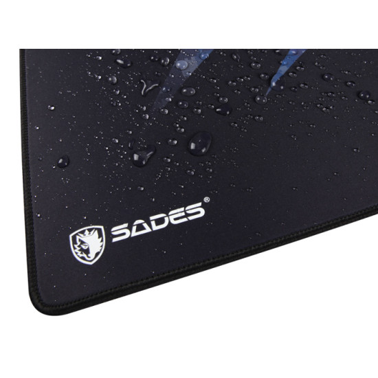 SADES Gaming Mouse Pad Hailstorm, rubber base, 450 x 400mm