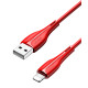 USAMS καλώδιο Lightning σε USB US-SJ371, 10W, 1m, κόκκινο