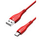 USAMS καλώδιο Micro USB σε USB US-SJ373, 10W, 1m, κόκκινο