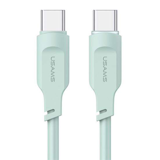 USAMS καλώδιο USB-C σε USB-C US-SJ567, 100W PD, 1.2m, πράσινο