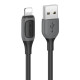 USAMS καλώδιο Lightning σε USB US-SJ595, 12W, 1m, μαύρο