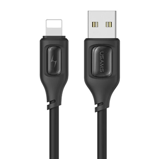 USAMS καλώδιο Lightning σε USB US-SJ618, 12W, 1m, μαύρο