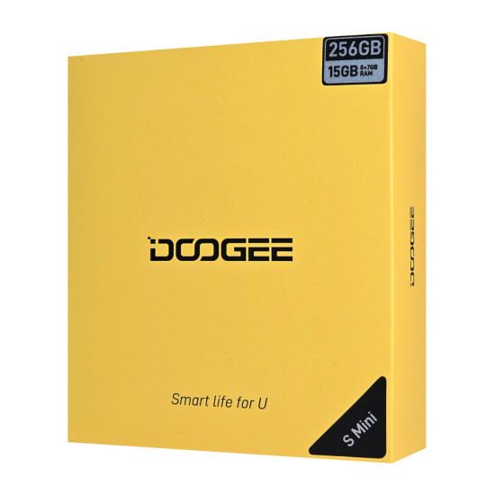 DOOGEE smartphone S Mini, 4.5", 8/256GB, 3000mAh, IP68/IP69K, ασημί