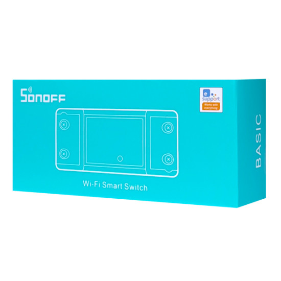 SONOFF Smart Διακόπτης BASICR2, Wifi, 10A, λευκός