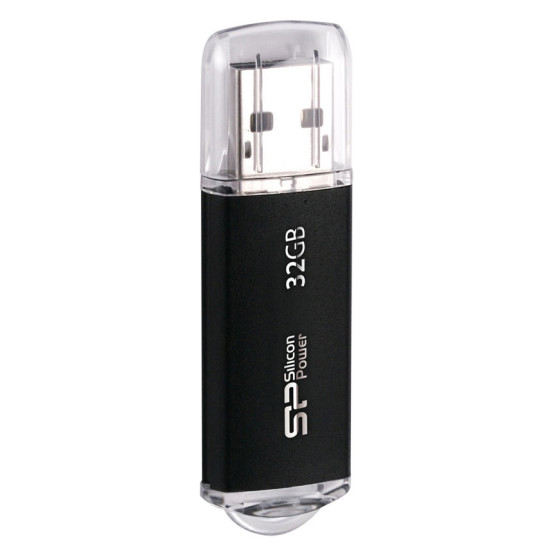 SILICON POWER USB Flash Drive Ultima II-I, 32GB, USB 2.0, μαύρο