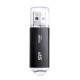 SILICON POWER USB Flash Drive Blaze B02, 128GB, USB 3.2, μαύρο