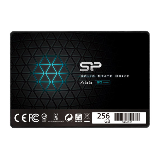 SILICON POWER SSD A55 256GB, 2.5", SATA III, 460-450MB/s, 7mm