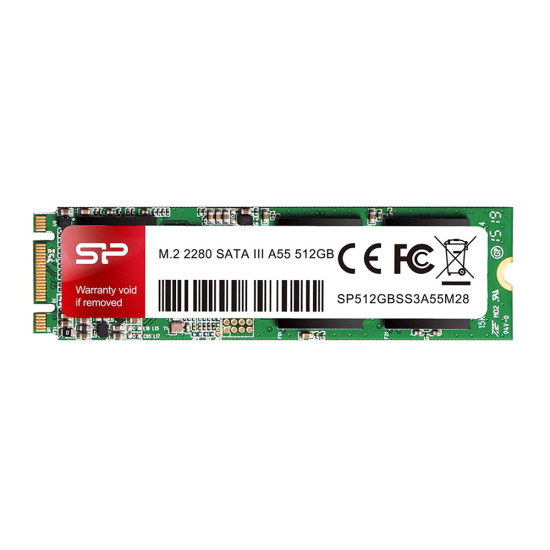 SILICON POWER SSD A55, 512GB, M.2 2280, SATA III, 560-530MB/s