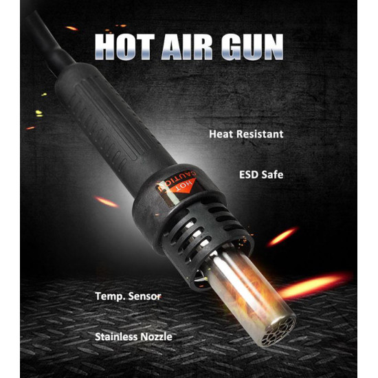 PROSKIT σταθμός συγκόλλησης SS-989B, κολλητήρι/air gun, 700W, 200-480 °C