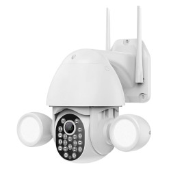 SECTEC smart IP PTZ κάμερα ST-967-5M-TY, με PIR & προβολείς, Wi-Fi, 5MP
