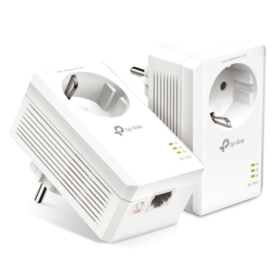 TP-LINK Powerline kit TL-PA7017P, Passthrough, AV1000 Gigabit, Ver. 4.0