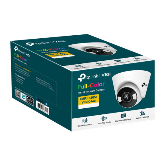 TP-LINK IP κάμερα VIGI C440, 2.8mm, 4MP, PoE, SD, Ver. 2.0