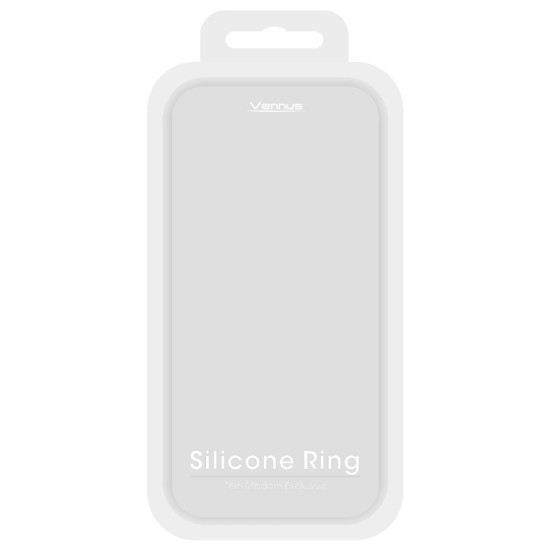 VENNUS θήκη Silicone Ring VNS-0069 για iPhone 14 Pro, κόκκινη