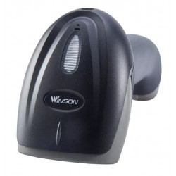WINSON barcode scanner 1D/2D WNI-6712, ασύρματη/ενσύρματη σύνδεση, μαύρο