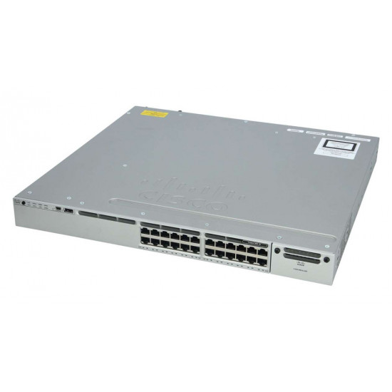 CISCO used Switch WS-C3850-24P-L, 24 x 10/100/1000 POE+