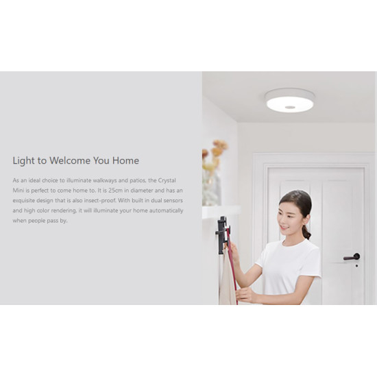 YEELIGHT smart φωτιστικό τοίχου LED YLXD09YL, 10W, 670lm, 5700K